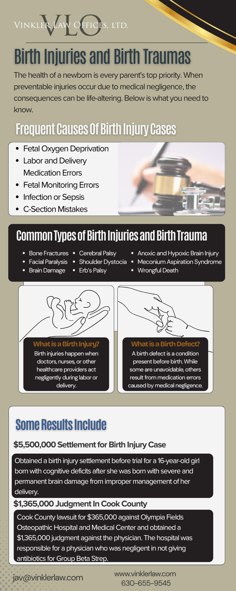 birth injuries and birth traumas